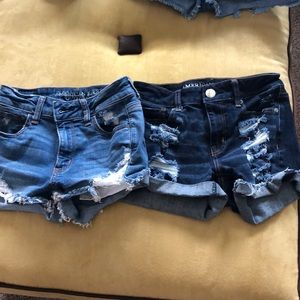 american eagle jean shorts